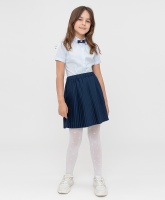 Юбка плиссированная синяя Button Blue, школьная форма для девочек  фото, kupilegko.ru